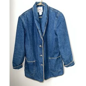Vintage‎ Midwest Garment Co Jean Coat Women's Size XL